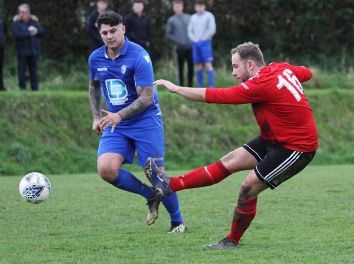 Jordan Richards - scored late winner for Carew against Monkton